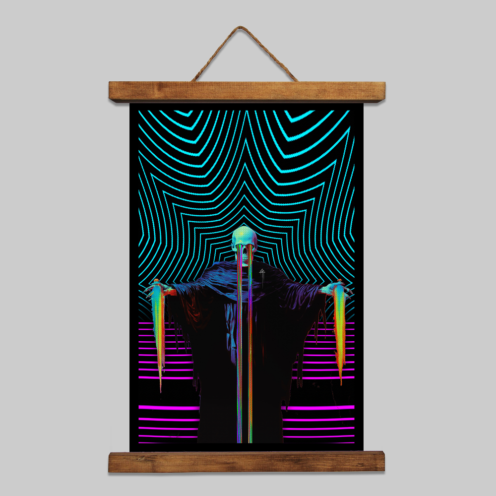 GUARDIAN OF THE NEON RETRO VIBES  - Print - 11 x 17 Inches - Custom Ink Printing