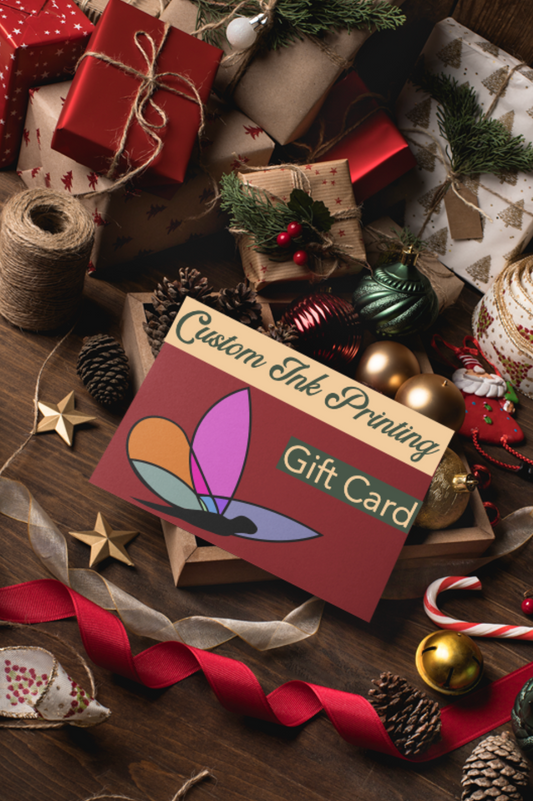 Custom Ink Printing Gift Card - Custom Ink Printing