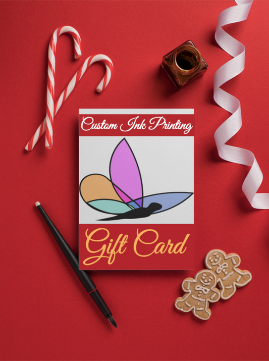 Custom Ink Printing Gift Card - Custom Ink Printing