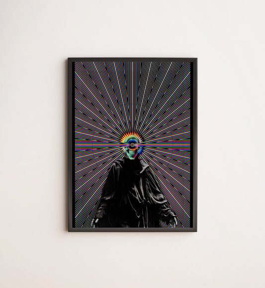 SPECTRUM OF THE BEING AT THE END OF TIME - Print - 11 x 17 Inches - Custom Ink Printing