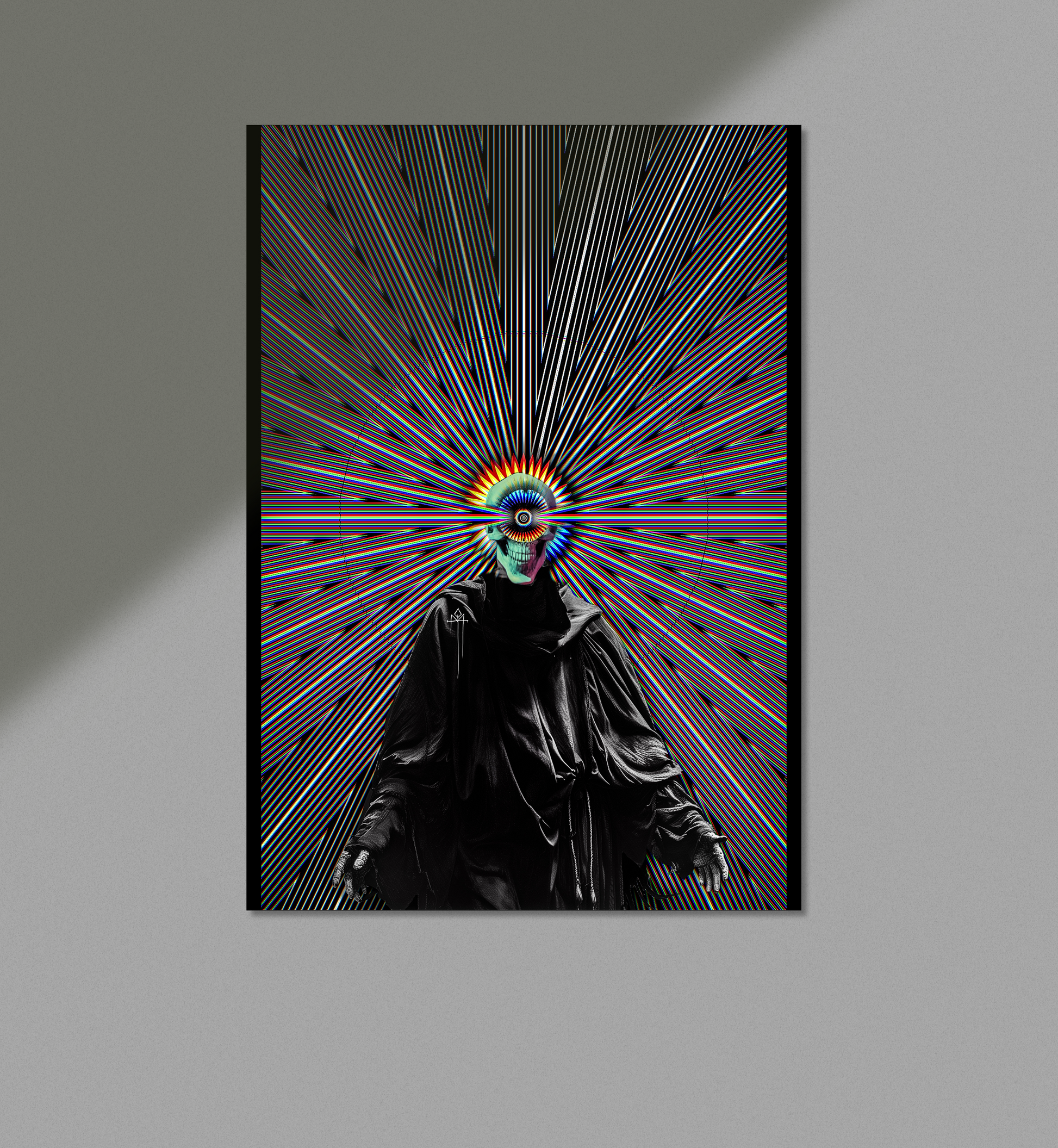 SPECTRUM OF THE BEING AT THE END OF TIME - Print - 11 x 17 Inches - Custom Ink Printing