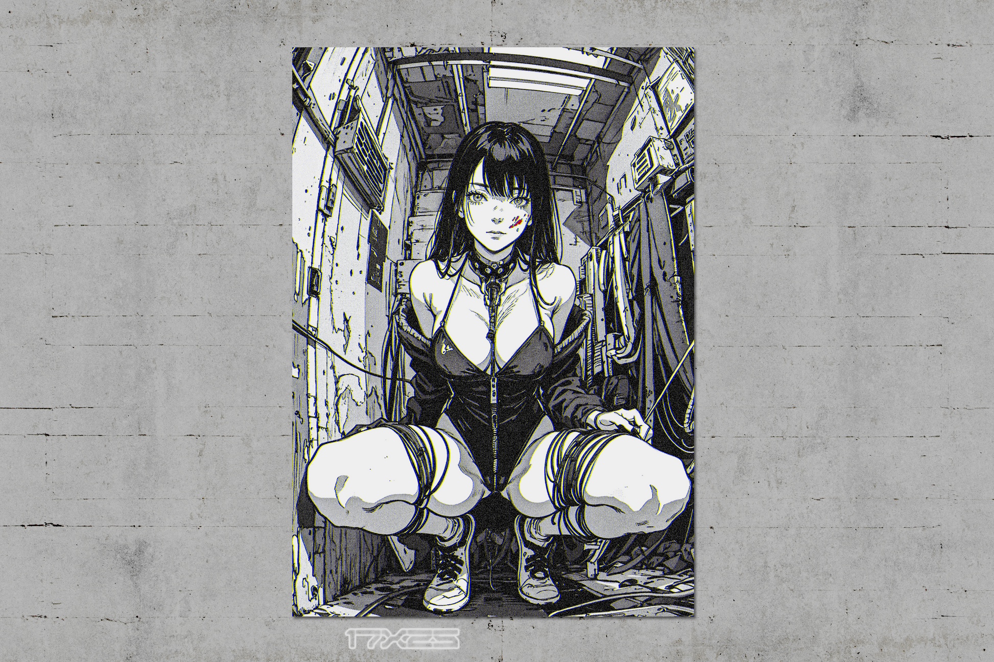 ABANDONED CATHARSIS - Print - 17 x 25 Inches - Custom Ink Printing
