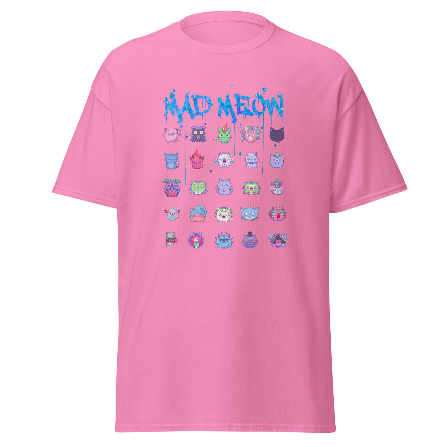 MAD MEOW (Blue) - Custom Ink Printing