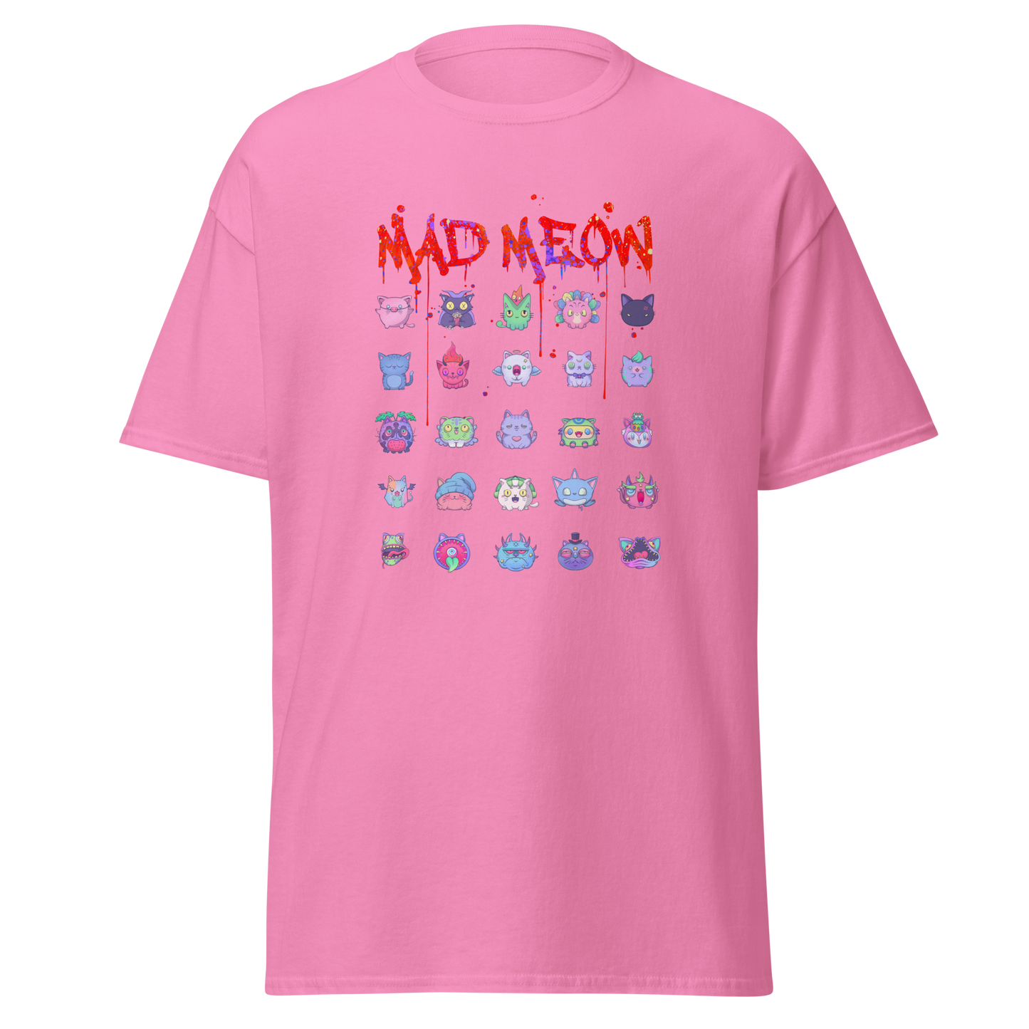 MAD MEOW (Red) - Custom Ink Printing
