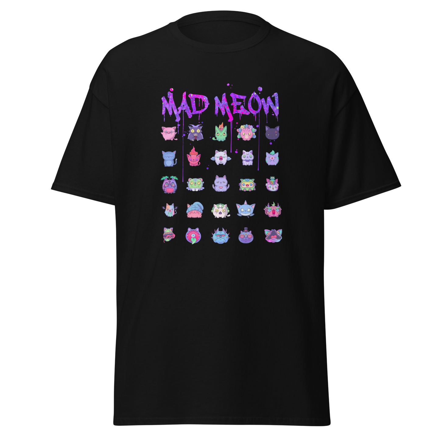 MAD MEOW (Purple) - Custom Ink Printing