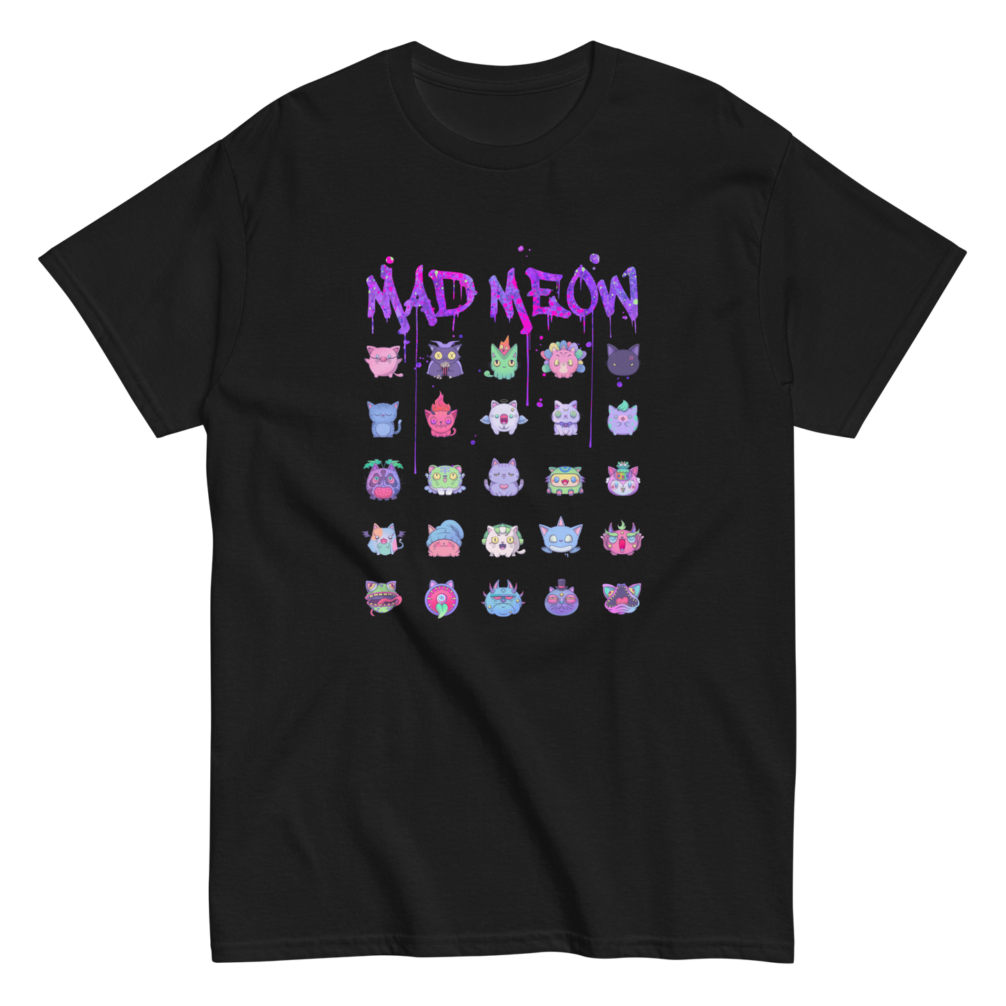 MAD MEOW (Purple) - Custom Ink Printing