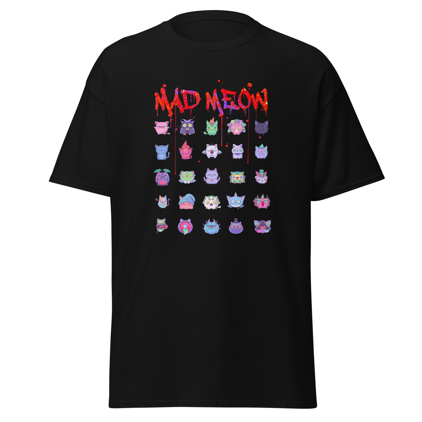 MAD MEOW (Red) - Custom Ink Printing