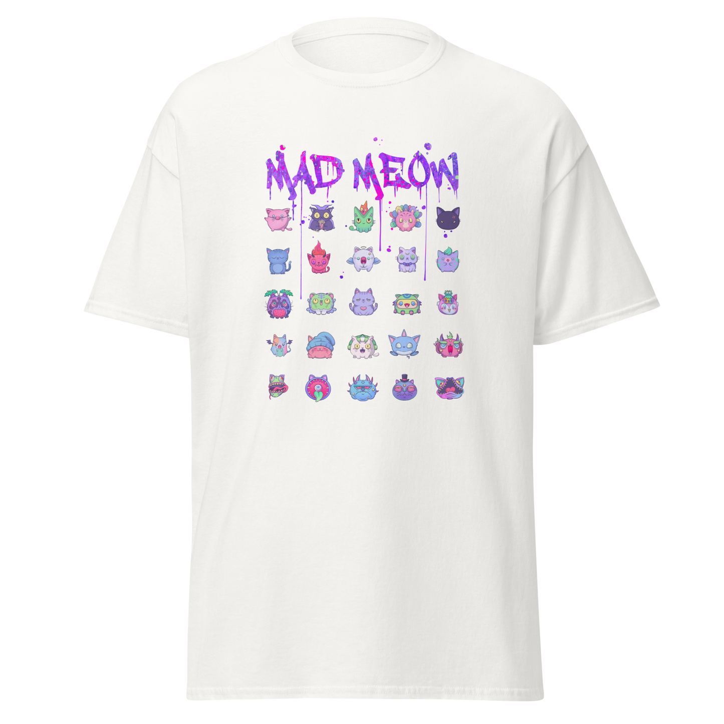 MAD MEOW (Purple) - Custom Ink Printing
