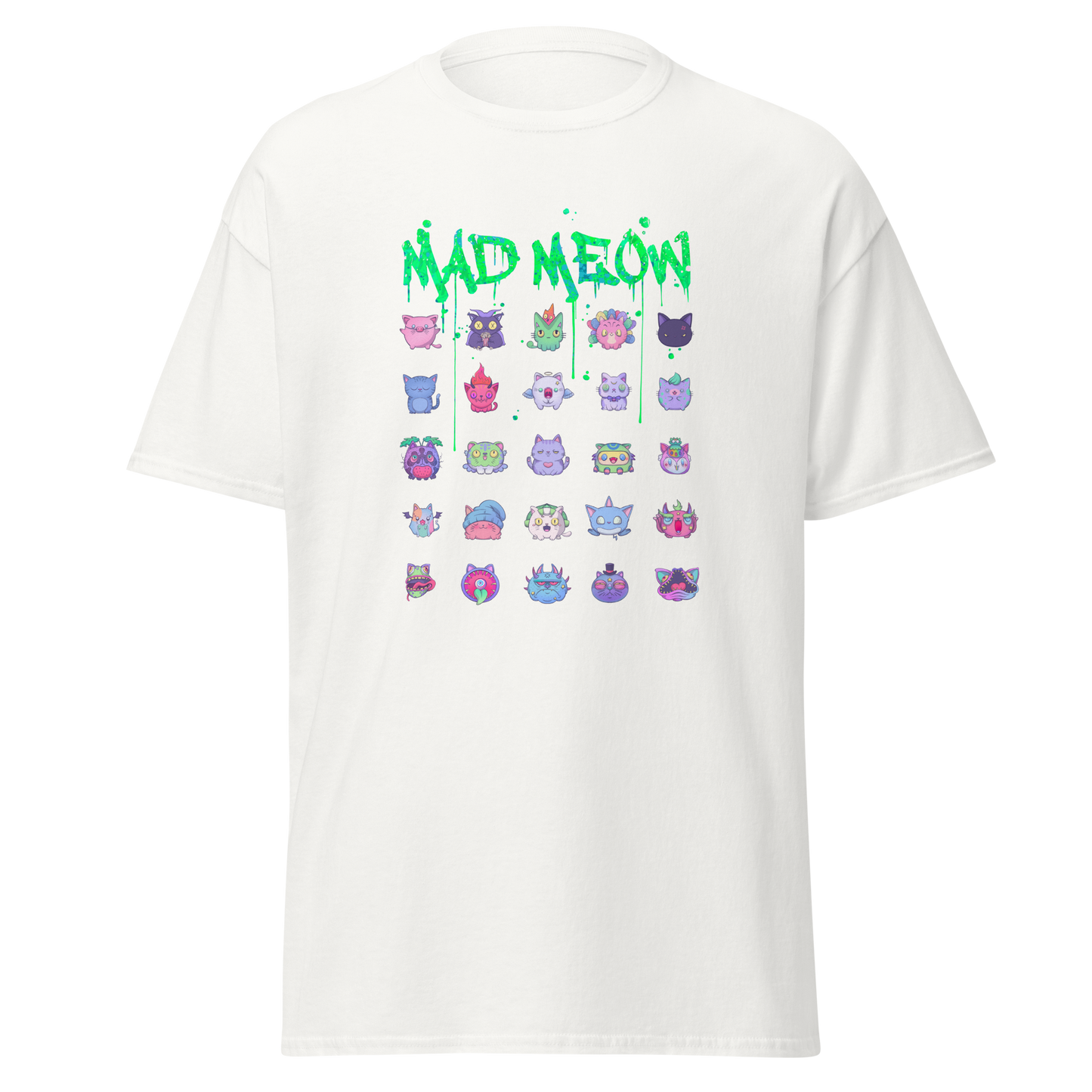 MAD MEOW (Green) - Custom Ink Printing