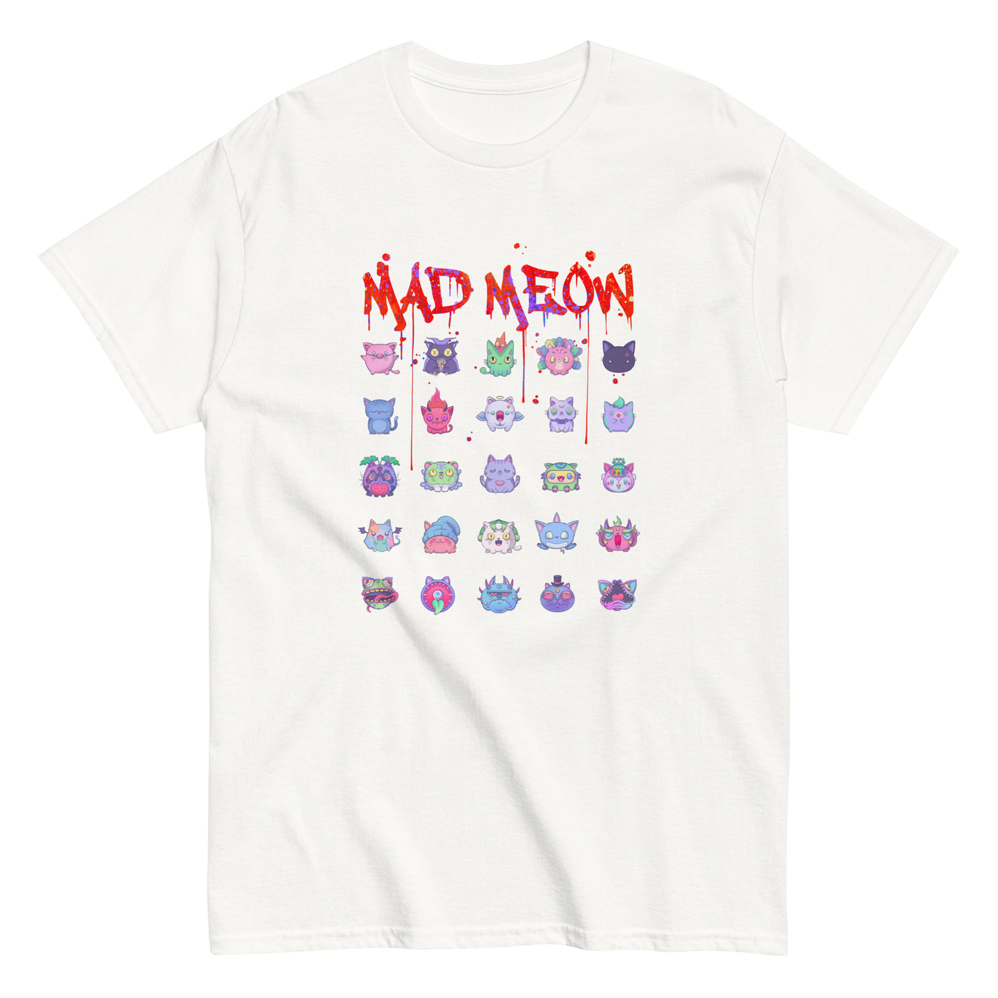 MAD MEOW (Red) - Custom Ink Printing