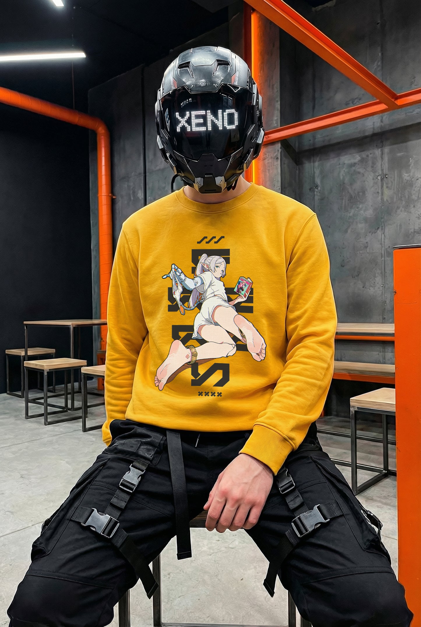 XENOTRIP - Unit: FR13R3N Limited Ed. Crewneck (XX of 20) - Custom Ink Printing