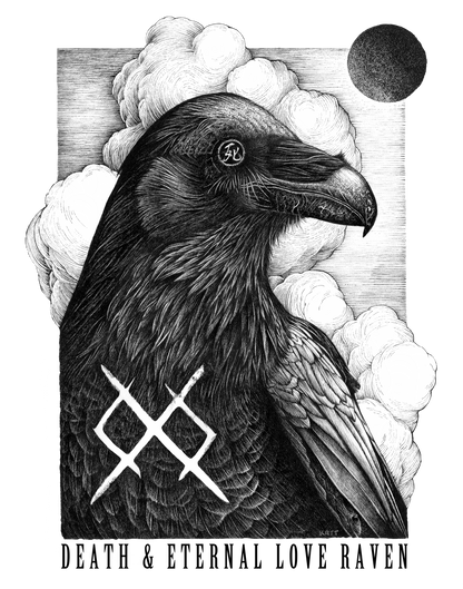 DEATH AND ETERNAL LOVE RAVEN