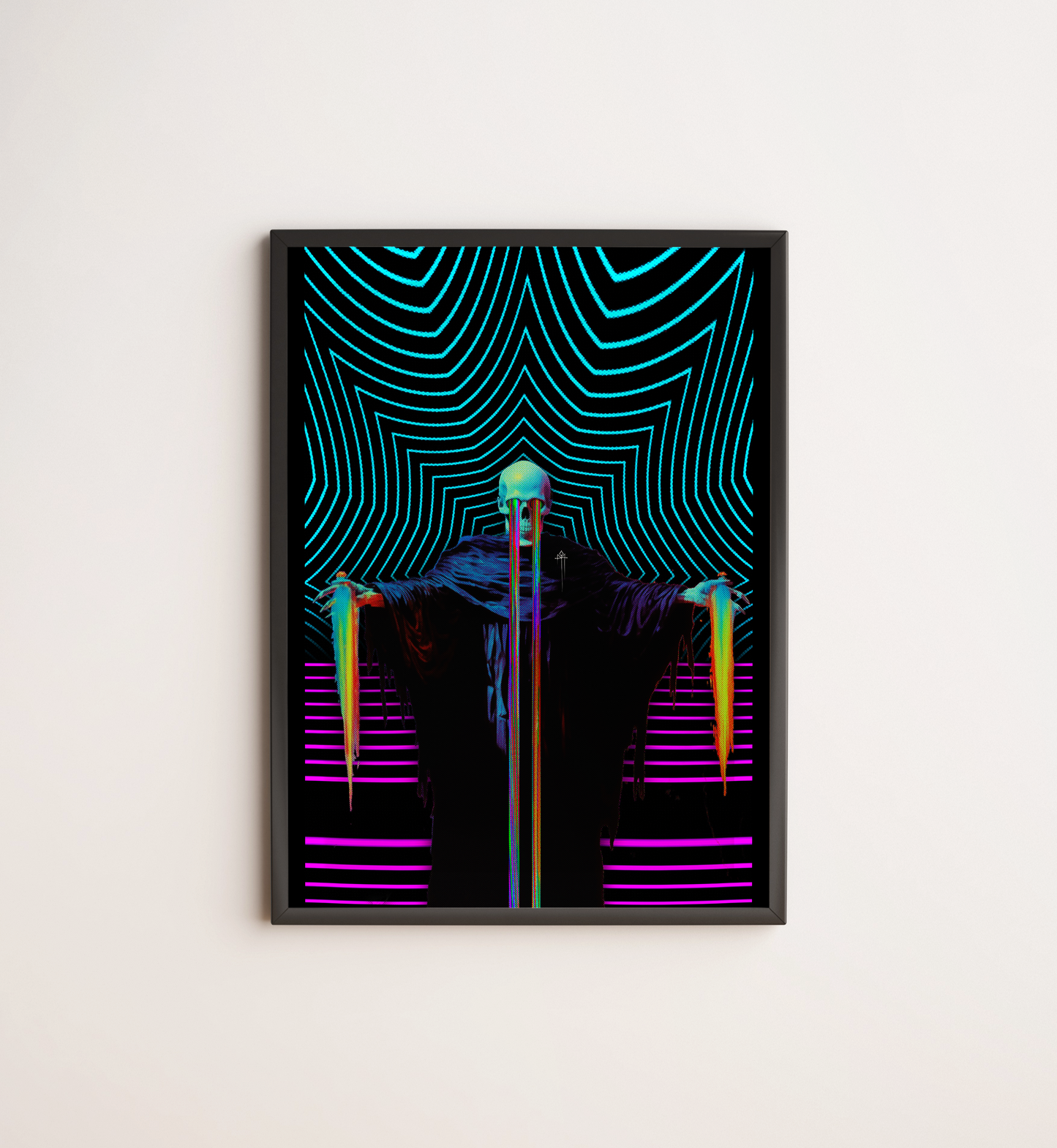 GUARDIAN OF THE NEON RETRO VIBES - Print - 17 x 25 Inches