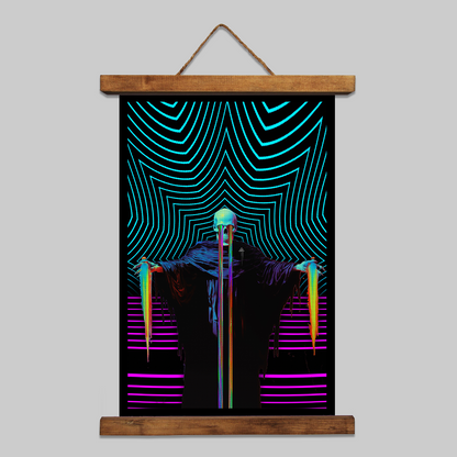 GUARDIAN OF THE NEON RETRO VIBES - Print - 17 x 25 Inches