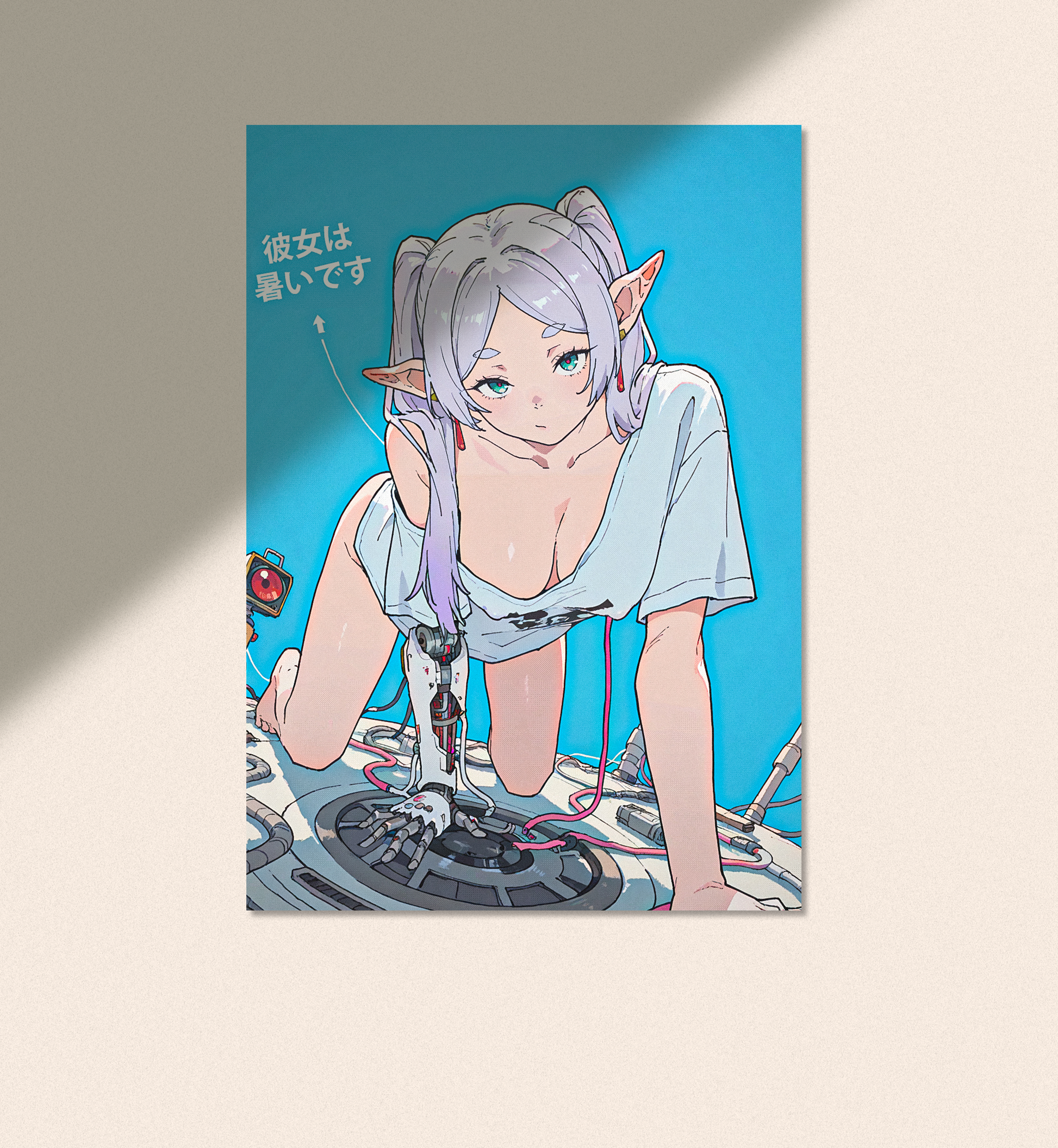 NUERAL SPELLCASTER -  Print - 17 x 25 Inches - Custom Ink Printing