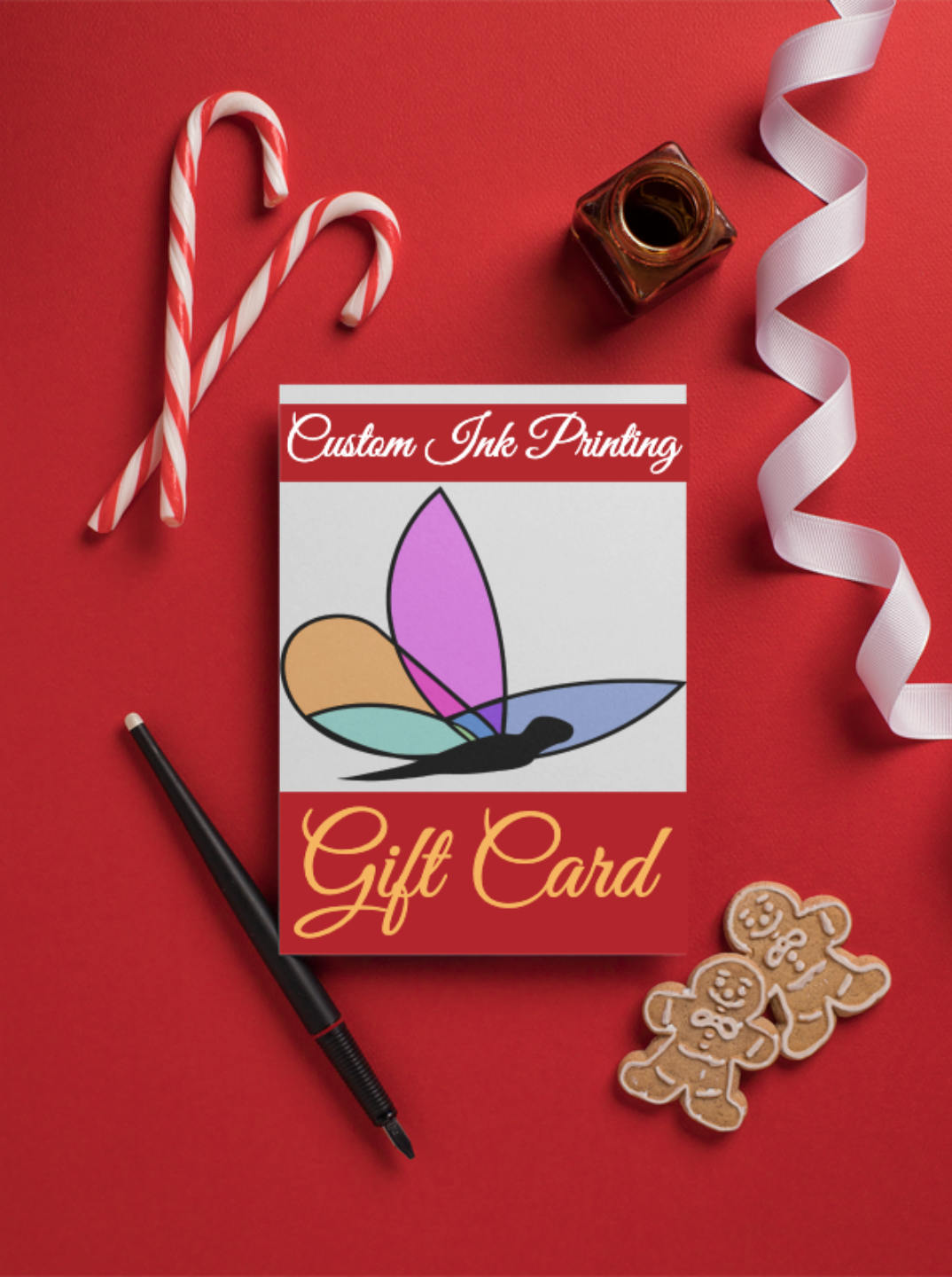 Custom Ink Printing Gift Card