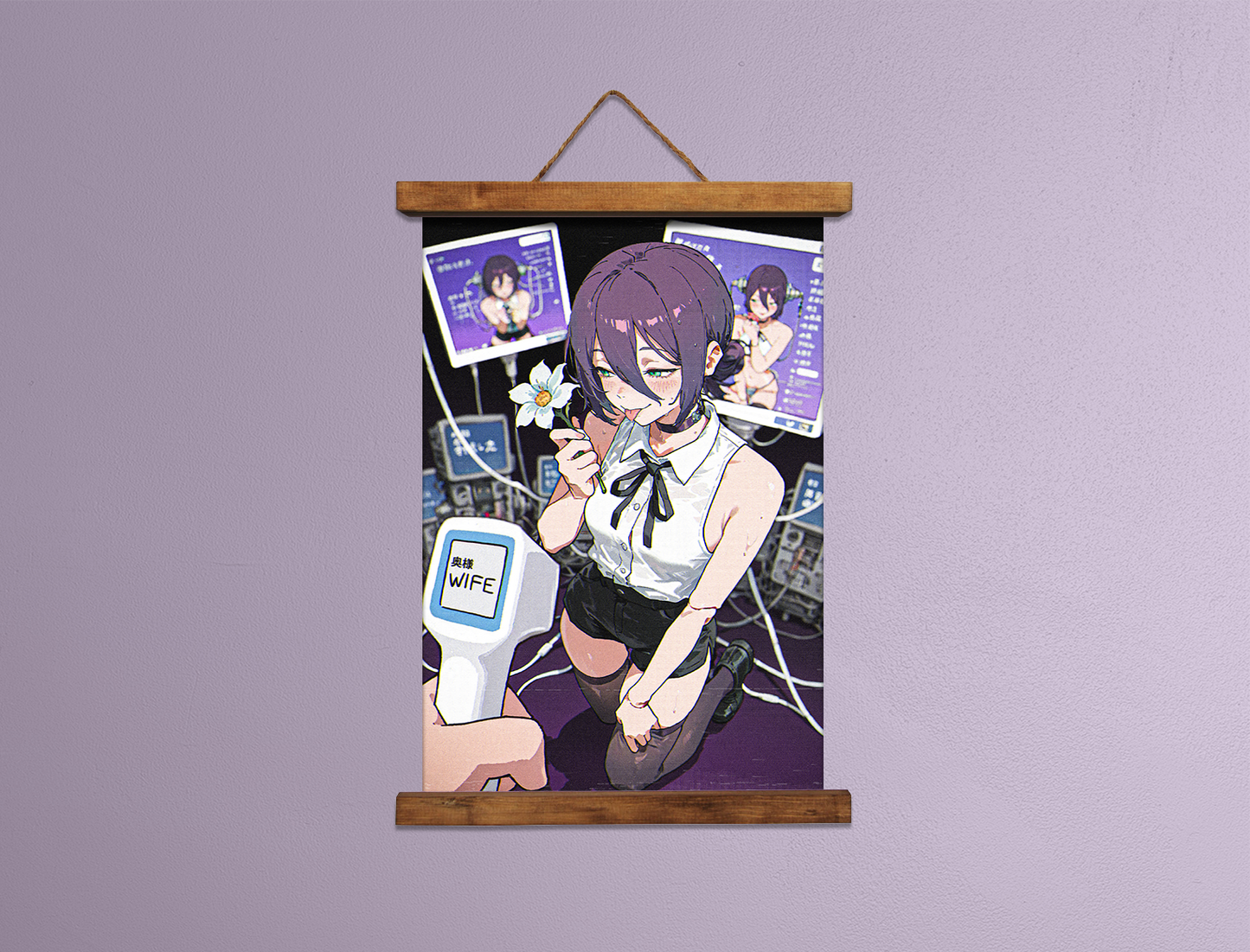 WAIFU: VERIFIED - Print - 17 x 25 Inches - Custom Ink Printing