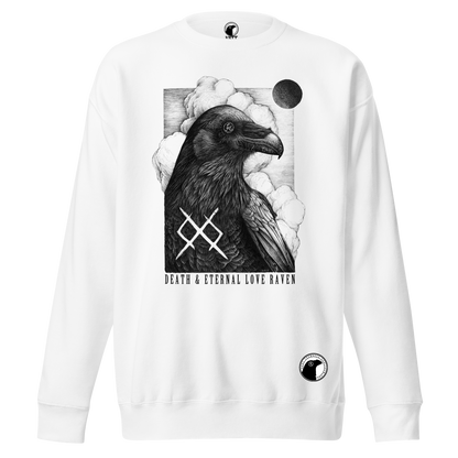 DEATH AND ETERNAL LOVE RAVEN Crewneck Sweatshirt