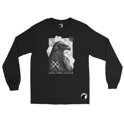 DEATH AND ETERNAL LOVE RAVEN  Long Sleeve