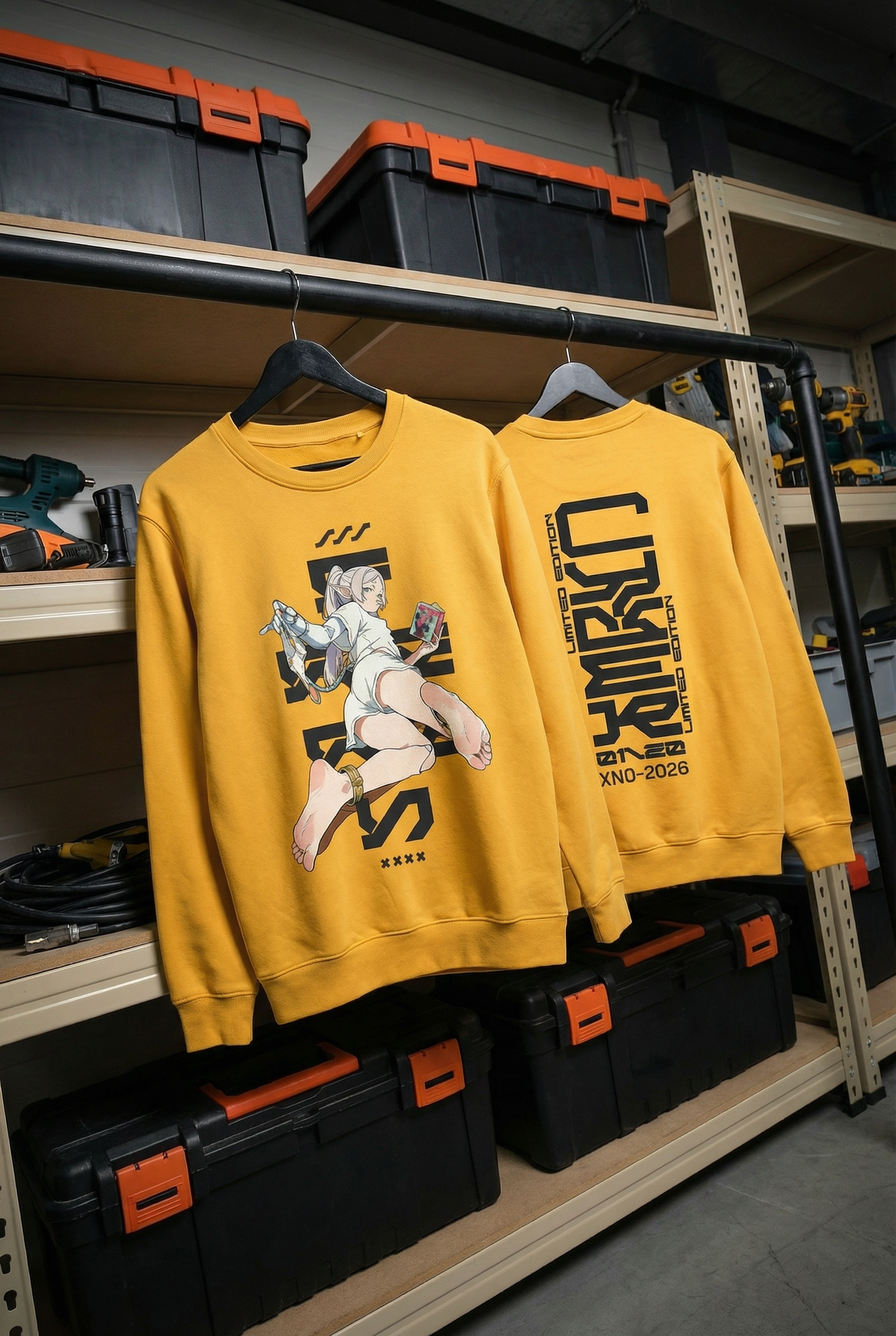 XENOTRIP - Unit: FR13R3N Limited Ed. Crewneck (XX of 20) - Custom Ink Printing