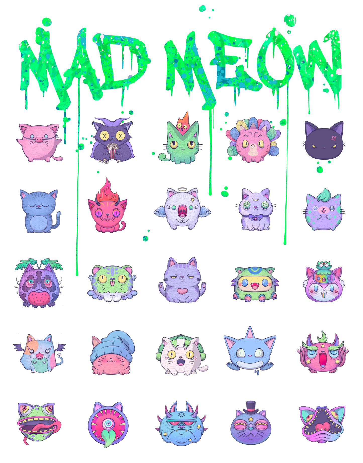 MAD MEOW (Green)