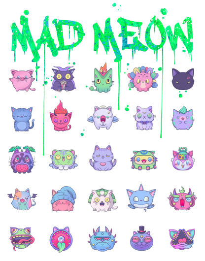 MAD MEOW (Green)