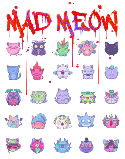 MAD MEOW (Red)